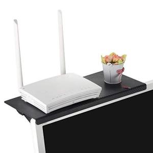 テレビの上に棚 ディスプレイボード スクリーンシェルフオフィス収納 幅33cm x奥行14cm 耐荷重5kg