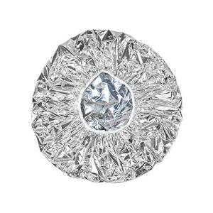 mecoco シャワーキャップ 髪染め用 アルミキャップ 5枚入り アルミじんわりキャップ ヘアキャップ 保温 防水 毛染め 美容室 トリートメント