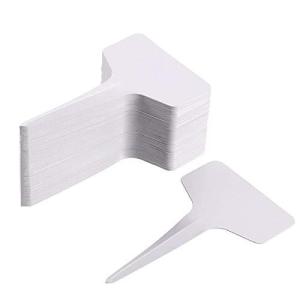 園芸用ラベル T型ラベル 200枚入 植物タグ 植物ラベル 立型ラベル 園芸 花壇 鉢植 ガーデニング ホワイト