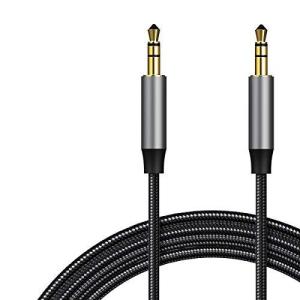 Eono 3.5mm オーディオケーブル 1M ナイロン編組 AUXケーブル 補助ケーブル（3.3fit / 1