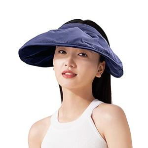 HARUSAWA UVカット帽子 レディースハット 小顔効果 帽子 ハット つば広 おしゃれ 可愛い ハット女優帽 ヘアバンド 2way 折りたたみ