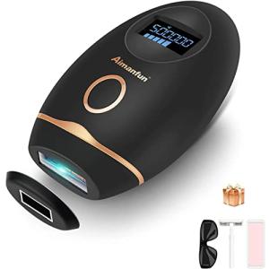 Aimanfun 脱毛器 光 美容器 フラッシュ式 無痛 冷感脱毛 全身脱毛 ムダ毛ケア 家庭用 美肌機能搭載 光エステ メンズ レディース 自動 男
