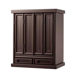 モダンミニ仏壇 コンパクト 木製 上置仏壇 折...の詳細画像3