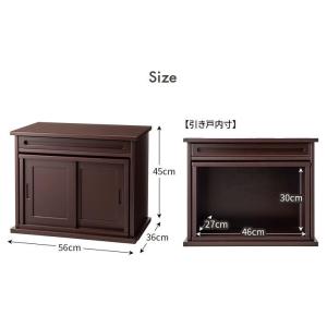 仏壇台 56cm幅 匠木工 木製 仏壇下台 仏...の詳細画像5