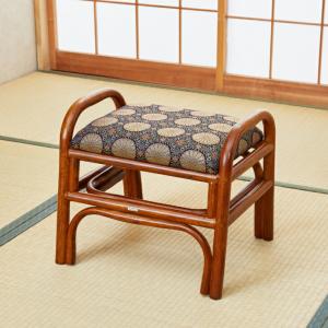ラタン 籘 座椅子② 竹 レトロ アンティーク 古道具 和室 椅子 チェア 籐 ラタン 座椅子 椅子 昭和レトロ アンティークの通販 by C.E.C