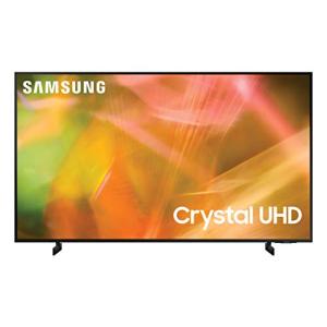 SAMSUNG 65-Inch Class Crystal 4K UHD AU8000 Series HDR, 3 HDMI Ports, Motion Xcelerator, Tap View, PC on TV, Q Symphony, Smart TV