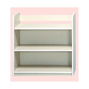 モンテ 新教材・教具棚 2段白 おもちゃ 知育玩具 モンテッソーリ教具