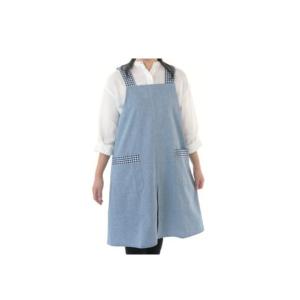 男女兼用サイズエプロンネイビー 保育士エプロン ...の商品画像