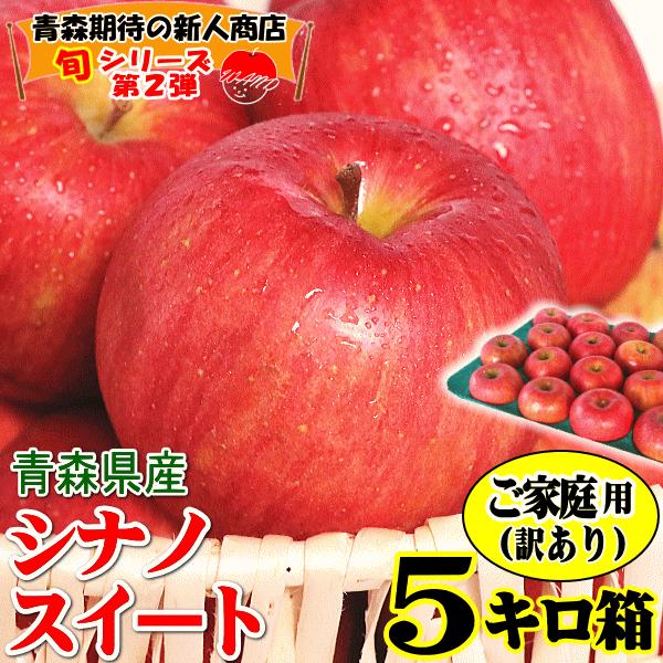 あすつく 青森 りんご 5kg箱 サンふじ 家庭用 送料無料 リンゴ 訳あり 5キロ箱★サンふじ 家...