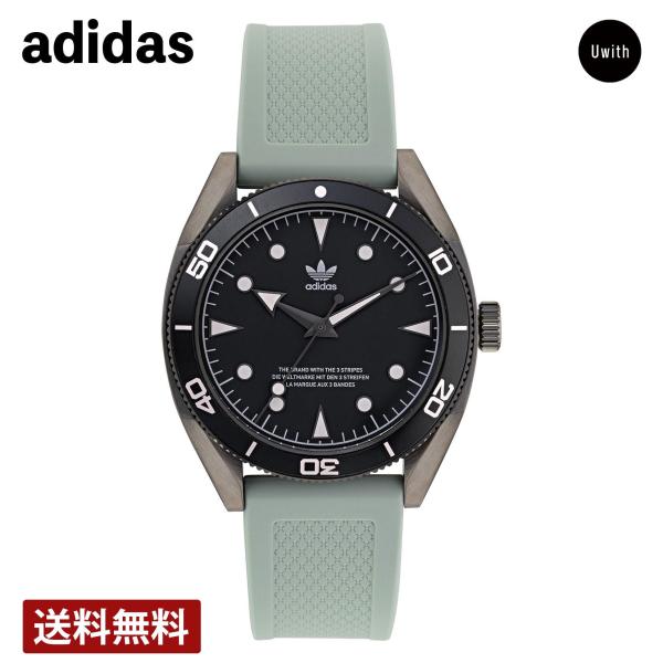 公式ストア 腕時計 adidas EDITION TWO クォーツ ブラック AOFH22001 ブ...