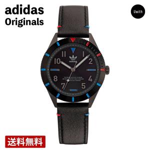 10%OFFクーポン配布中　腕時計 adidas アディダス EDITION THREE クォーツ  ブラック AOFH22506  ブランド｜WORLD WIDE WATCH