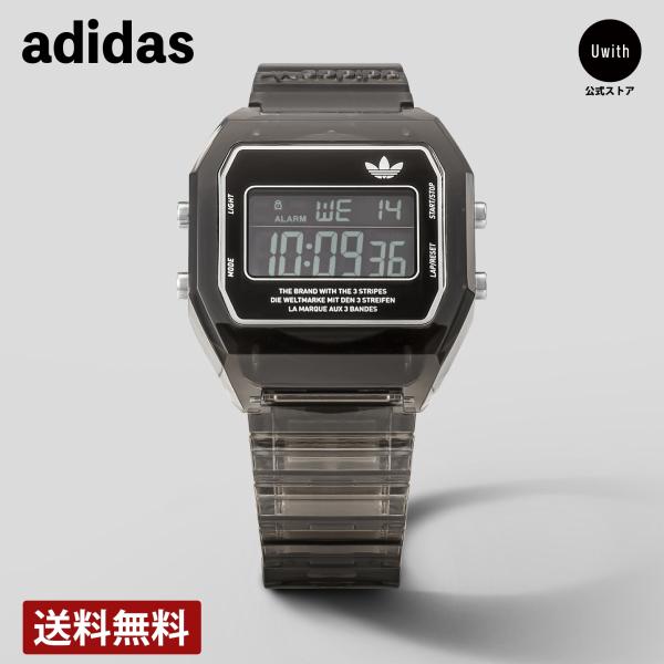 《2024年春夏新作》ユニセックス腕時計 adidas アディダス DIGITAL TWO Crys...