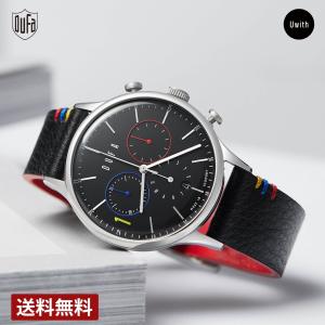 公式ストア メンズ 腕時計  DUFA ドゥッファ バウハウス100year クォーツ  ブラック DF-9002-0D  ブランド｜Uwith