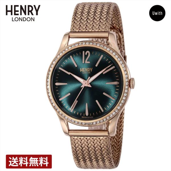 【直営店】ヘンリーロンドン 腕時計 HENRY LONDON メンズ レディース 腕時計 グリーン ...