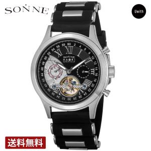 SONNE 自動巻き時計 ブラック/シルバー SONNE（ゾンネ） 【ブランド直営店】 腕時計 ブラック 自動巻 S031