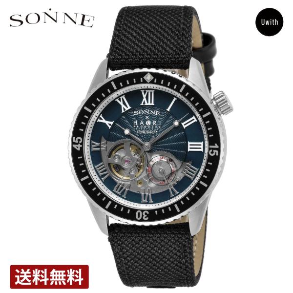 公式ストア メンズ 腕時計  SONNE ゾンネ N027 自動巻  ブルー N027SS-BU-N...