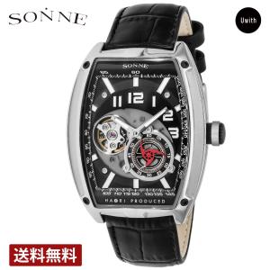公式ストア メンズ 腕時計  SONNE ゾンネ N029 自動巻  ブラック N029SS-BK  ブランド