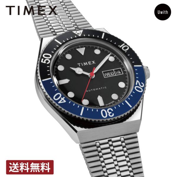 10%OFFクーポン配布中　メンズ 腕時計  TIMEX タイメックス M79 自動巻  ブラック ...