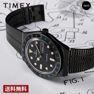 公式ストア メンズ 腕時計  TIMEX タイメックス Q TIMEX クォーツ  ブラック TW2U61600  ブランド