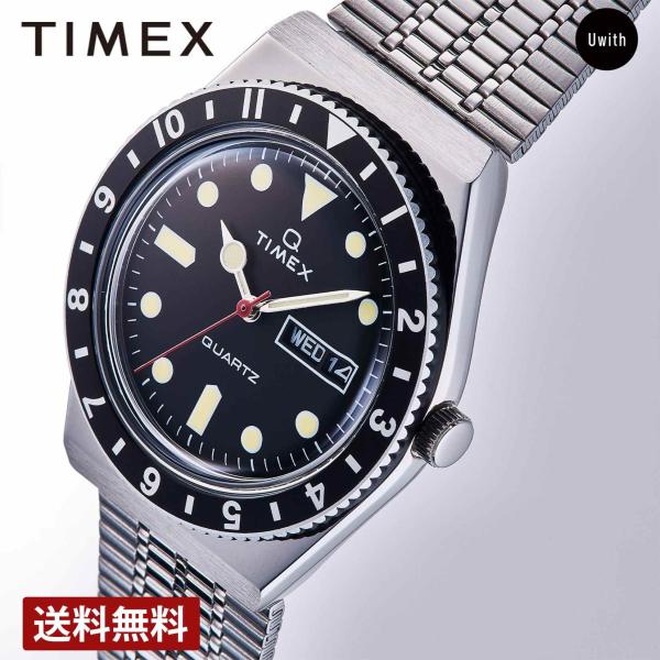 公式ストア メンズ 腕時計  TIMEX タイメックス Q TIMEX クォーツ  ブラック TW2...
