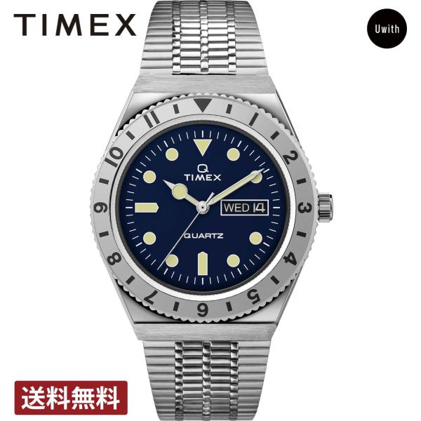 公式ストア メンズ 腕時計  TIMEX タイメックス Q Timex クォーツ  ブルー TW2V...