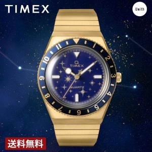 【ブランド直営店】[レビュー特典あり]タイメックス 腕時計 TIMEX Q TIMEX TW2V53600 ブルー 腕時計 爆買