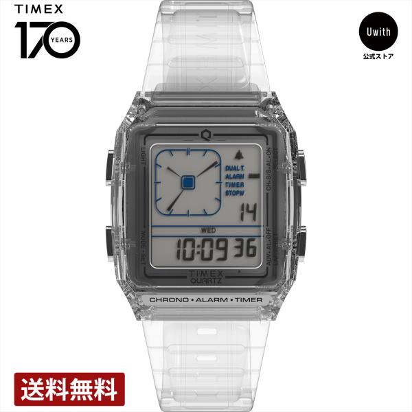 【公式ストア】メンズ腕時計 TIMEX タイメックス Q LCA Transparent クォーツ ...