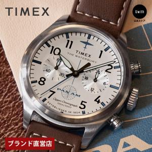 【ブランド直営店】[レビュー特典あり]TIMEX タイメックス 腕時計 Waterbury Ace Pan Am Special Edition クォーツ シルバー TW2Y38700 爆買