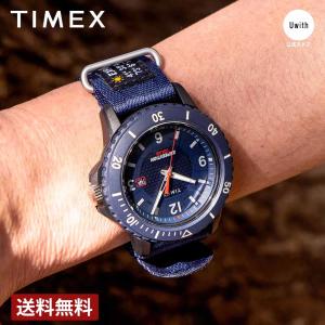 メンズ 腕時計  TIMEX タイメックス ガラティンソーラー ソーラークォーツ  ブルー TW4B...