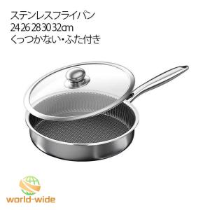 フライパン くっつかない 【送料無料】ステンレ...の詳細画像5