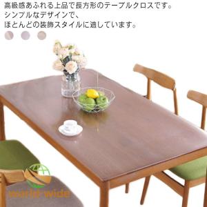 透明 テーブルクロス デスクマット テーブルマット 食卓デスクマット 食卓カバー 室内マット 撥水 滑り止め PVC 撥油 耐熱 汚れ防止 傷防止 防