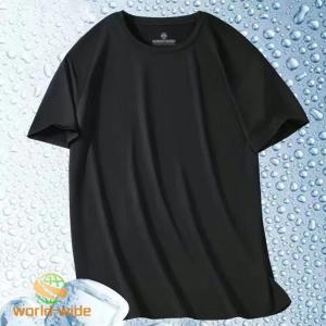 2枚セット メンズ 夏用 通気性 tシャツ 接...の詳細画像2
