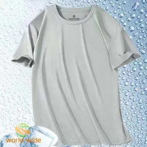 2枚セット メンズ 夏用 通気性 tシャツ 接...の詳細画像4
