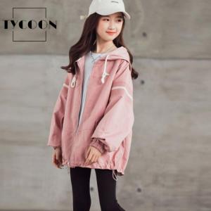 スプリングコート 女の子 ジャケット 子供 キ...の詳細画像2