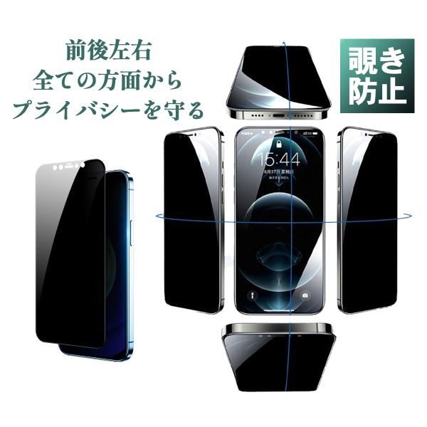 iPhone 17 Pro Max 対応 覗き見防止 ガラスフィルム [プライバシー保護] 画面保護...