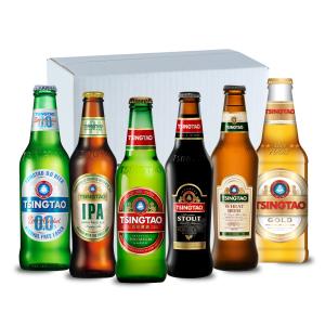 【WEB限定】青島ビール 飲み比べBOX [ 中国 1946ml / 6本 ]｜worldbeer-ikemitsu