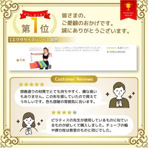 トレーニングチューブ エクササイズバンド ロン...の詳細画像1