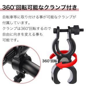 自転車ライト usb充電 led 充電式 後付...の詳細画像2