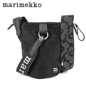 マリメッコ marimekko レディース ショルダーバッグ ESSENTIAL BUCKET UNIKKO 092228 BLACK ブラック 999 23aw｜worldclub