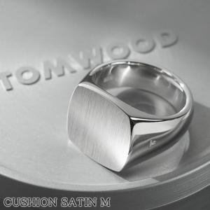 トムウッド TOM WOOD メンズ リング CUSHION SATIN M 100372M シルバー 26ss｜WORLD CLUB 1989