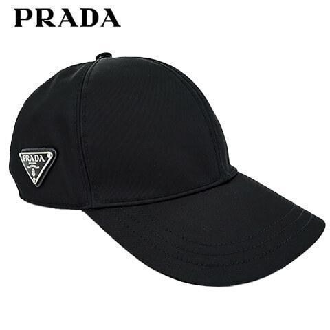 プラダ PRADA レディース キャップ 1HC274 2DMI NERO ブラック F0002 2...