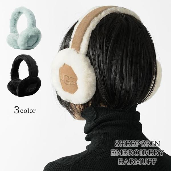 アグ UGG レディース イヤーマフ SHEEPSKIN EMBROIDERY EARMUFF 20...