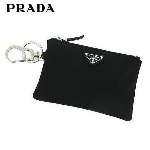 PayPay最大12% 1000円OFF対象 プラダ PRADA メンズ キーリング付きミニポーチ ...