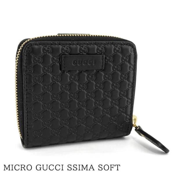 PayPay最大10% グッチ GUCCI レディース 2つ折り財布 MICRO GUCCI SSI...