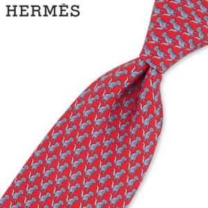 完売御礼 エルメス HERMES メンズ ネクタイ CRAVATE TWILL 8 DOUBLE  ANIMEE PAS DE LEZARD 606117T ROUGE GRIS BLEUTE 17｜worldclub