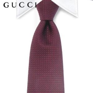 完売御礼 グッチ GUCCI メンズ ネクタイ 651006266 バーガンディ BEE｜worldclub