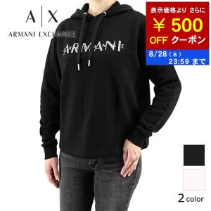 500円OFF対象 アルマーニ エクスチェンジ ARMANI EXCHANGE レディース パーカー 6RYM95 YJDBZ BLACK ブラック 1200 ISO アイボリー 1130｜worldclub