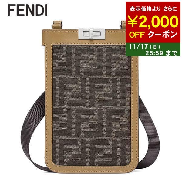 フェンディ FENDI メンズ フォンケース PEEKABOO 7AS156 AFBV ブラウン系 ...