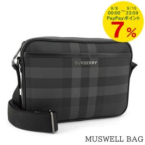 4月16日 新入荷 バーバリー BURBERRY London England メンズ ショルダーバッグ MUSWELL BAG 8068588 CHARCOAL チャコール A8800 24ss｜worldclub