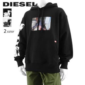 PayPay最大11% 500円OFF対象 ディーゼル DIESEL メンズ パーカー S MACS HOOD L3 A03592 0IEAX ブラック 9XX ホワイト 100｜worldclub